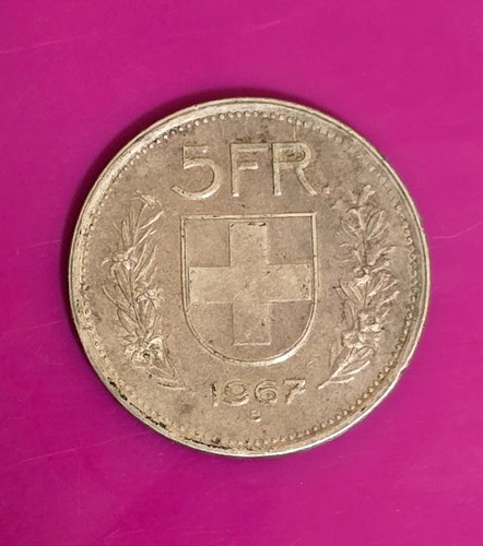 Moneta franchi svizzera - franchi, 1967
