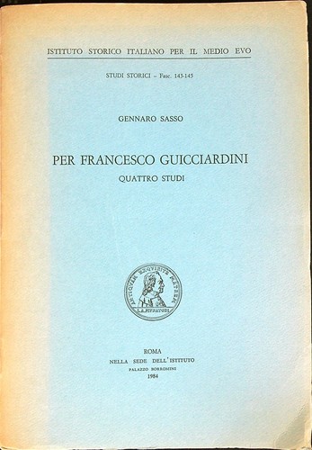 Per francesco guicciardini - per,