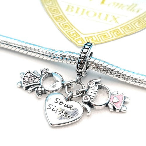 Charm argento 925 sorelle
