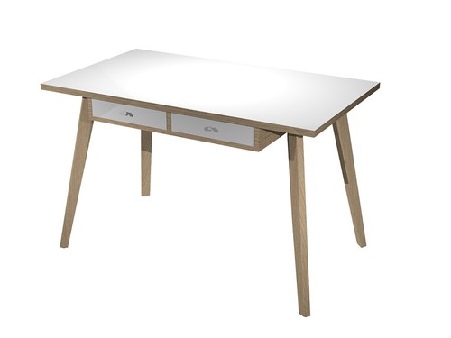 Scrivania con cassetti - 2,