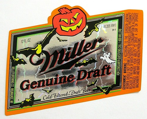 Etichetta birra miller - birra,