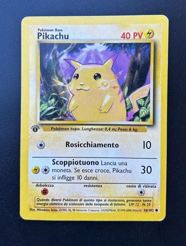 Pikachu 102 base set - pikachu, 58/102