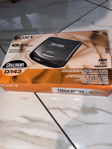 Sony discman 143 lettore cd - sony,