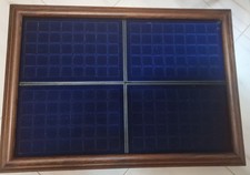 Monetiere Espositore In Legno con Vassoi usati per 2 Euro o simil 30mm