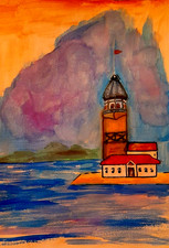 Dipinto originale paesaggio