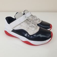 Nike Air Jordan 11 Scarpe da Ginnastica Bambini UK 2.5 Bianco Nero Sneakers Basse CZ0905-102