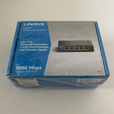 Switch Gigabit Ethernet 5 porte Linksys SE3005 nuovo e sigillato