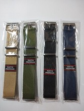 CINTURINO NYLON NATO PREMIUN TINTA UNITA COMODO MORBIDO RESISTENTE 20 E 22  MM.