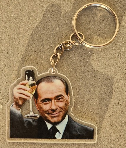 Portachiavi silvio berlusconi - portachiavi,