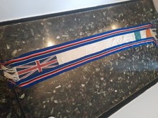 SCIARPA SCARF VINTAGE '80 FOOTBALL CALCIO SAMPDORIA. PANNO ENGLAND IRELAND FLAGS
