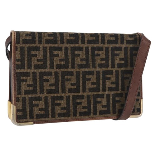 Fendi zucca canvas shoulder - fendi,