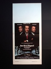 Locandina Originale - QUEI BRAVI RAGAZZI - 1990 - SCORSESE - DE NIRO - CULT