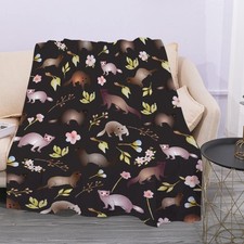 Ferret Fall Blanket Gift for