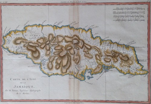 Antica mappa america giamaica - antica,