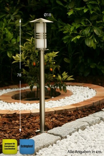 Segnapasso giardino vetro - da,