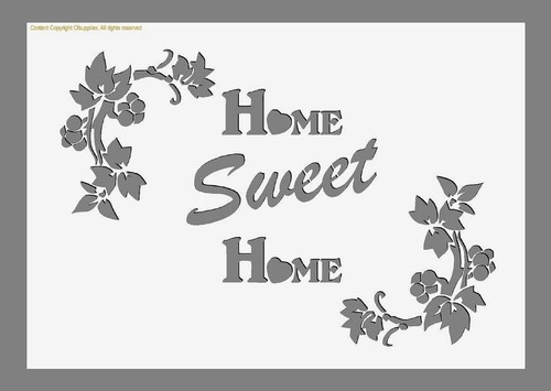 Home sweet - sweet, vintage