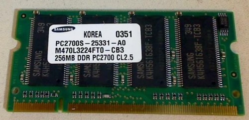 256 ddr pc2700s - mb,