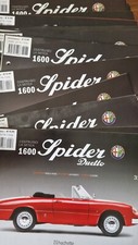 Pezzo Costruisci la mitica 1600 Spider Duetto Hachette 1/8 Lotto 59 Riviste