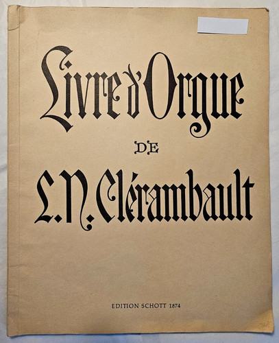 Libro per organi clerambault - organi,