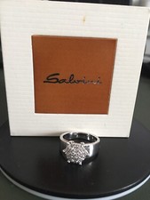 Anello Salvini donna oro 750 e pavè con 19 diamanti (pare)