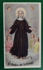 SANTA ROSA DA VITERBO SANTINO CON PREGHIERA ED. Eb