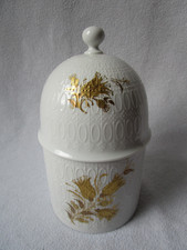 Scatola con coperchio 100 anni linea studio Rosenthal firmata Wiinblad romanticismo bianco/oro