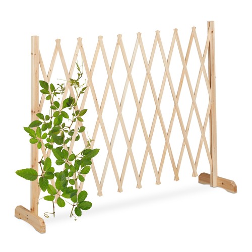 Grigliato legno rampicanti