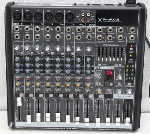 Mackie profx12 mixer - mackie,