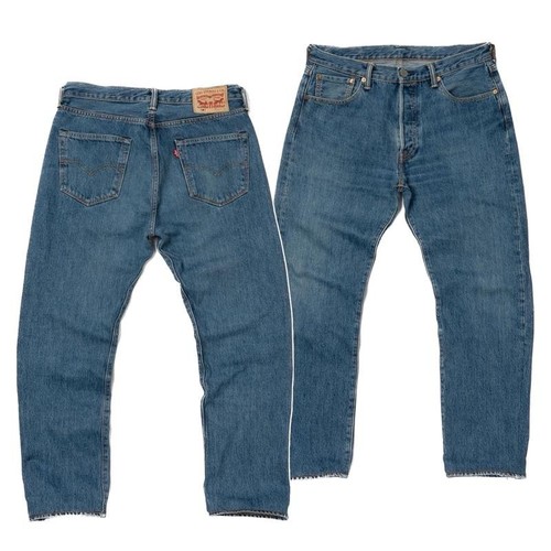 Jeans uomo levi cotone navy - jeans,
