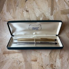 PENNE A SFERA CROSS CENTURY + CROSS GOLD FILLED 1/20 12K CON CUSTODIA