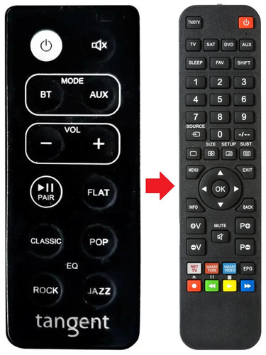 Telecomando adatto per tangent - adatto,