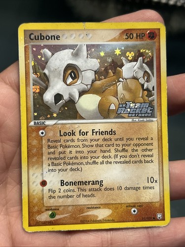 Pokemon tcg cubone 109 team - cubone,