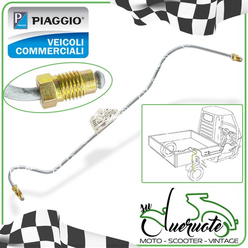 Tubo freno posteriore - tubo,