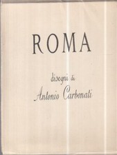 ROMA. DISEGNI DI ANTONIO CARBONATI. 17 CARTOLINE. LOTTO N. 2 PRIMA EDIZIONE