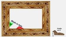 Cornice Oro, traforata,in legno, per foto,stampe,dipinti,poster,attestati. cm 5