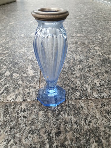 Portafiori vaso blu vetro - vaso,