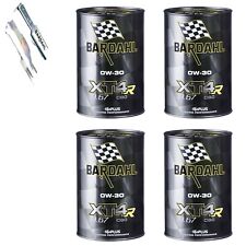 4 LT Litri Olio Moto Bardahl XT4-R RACING C60 39.67 0W30  Da Gara Competizione