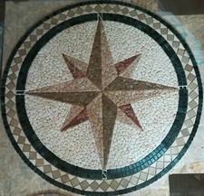 Rosoni rosone mosaico marmo - mosaico, in