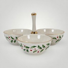 Lenox Holiday Condiment Server