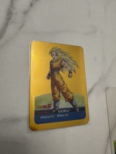 Lamincard Edibas #16 Dragon Ball Goku Super Sayan 3 SSJ3 Gold  2006 ITA *RARE*