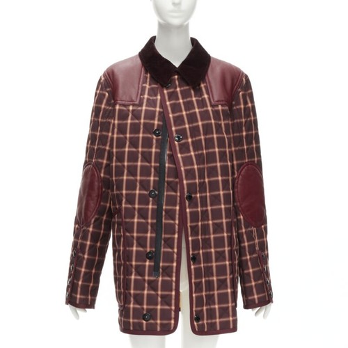 Giacca patch pelle - , burberry