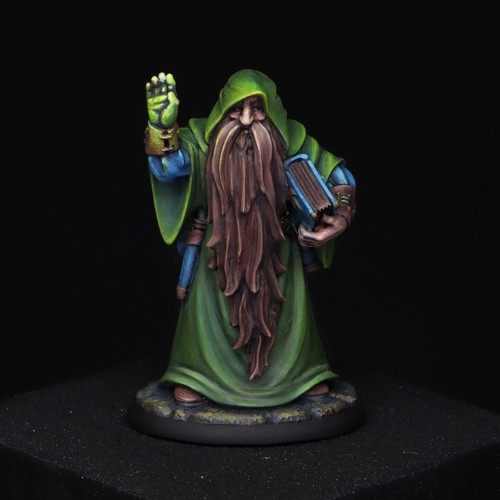 Mago miniatura dipinto - mago,