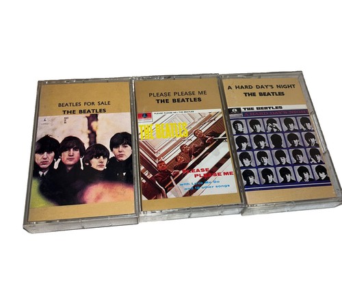 The beatles audio cassette - (3),