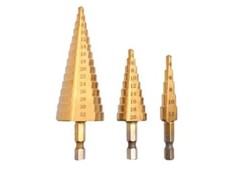 3 pz Punta trapano cono conica