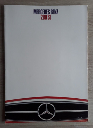 Brochure pagoda mercedes 280 - brochure,