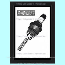 Anni '30  * Pubblicità Originale "Candela Champion, Un Buon Rendimento" Cornice