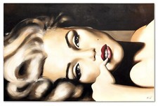 Marylin Monroe - 80x120cm Dipinto a Olio Dipinti Mano Tela G118681