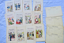 Grafologia "Il Carattere Spiegato Dalla Scrittura" Set Di 72 Cartoline.