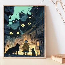 Poster stravaganti gatti neri