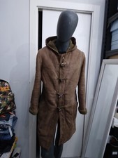 VERA PELLE MONTGOMERY Giacca in vera pelle usato uomo man Tg 46 marrone XYC809L